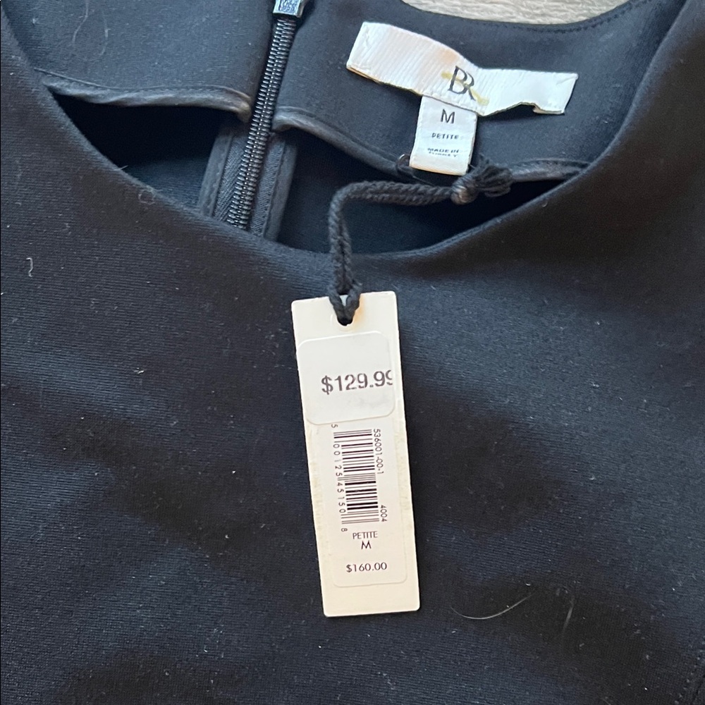 Banana Republic Black Short-Sleeve Shift Dress - Picture 4 of 5